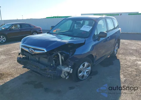 2014 Subaru Forester 2.5I z USA, uszkodzony, nr VIN JF2SJAAC6EH538376